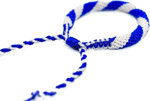 سوار علم نيكاراغوا - Pulsera de Nicaragua - سوار فخر نيكاراغوا - مجوهرات زرقاء وبيضاء قابلة للتعديل للرجال والنساء - صناعة يدوية - تذكار وهدايا للسفر in Kuwait