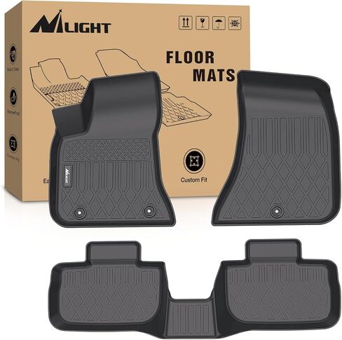 Nilight TPE Floor Mats for Dodge Journey 2011 2012 2013 2014 2015 2016 2017 2018 2019 2020,All Weather Custom Fit Heavy Duty Floor Liners in Saudi Arabia