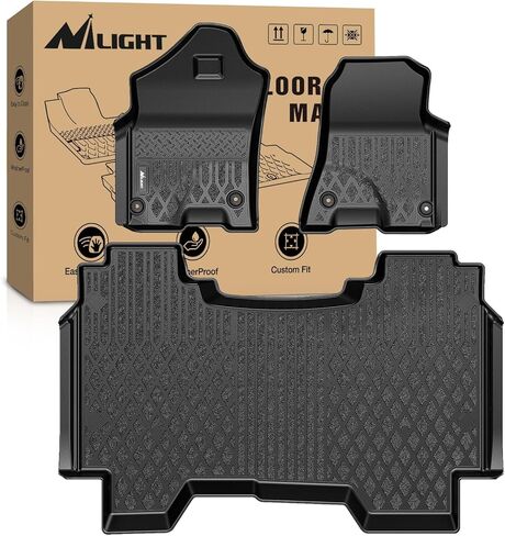 Nilight TPE Floor Mats for Dodge Journey 2011 2012 2013 2014 2015 2016 2017 2018 2019 2020,All Weather Custom Fit Heavy Duty Floor Liners in Saudi Arabia