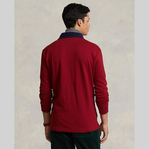 POLO RALPH LAUREN Men's Classic Fit Striped Jersey Rugby Shirt in Saudi Arabia