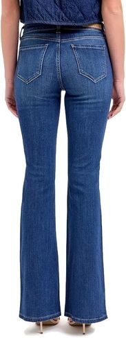 Cello Jeans Women's Juniors Mid Rise Slim Flare Jeans in Saudi Arabia