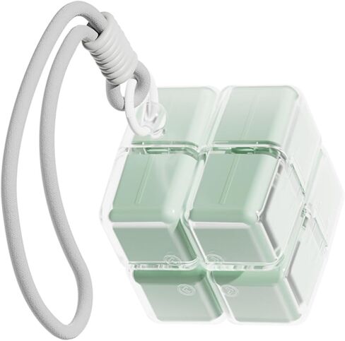 JHONE68 Weekly Pill Organizer, Travel 7 Day Pill Box Case with Magnetic Design, Easy Open Pill Container for 8 Compartments Portable Pill Case Medicine Holder for Vitamins Medication (Multicolor) in Saudi Arabia