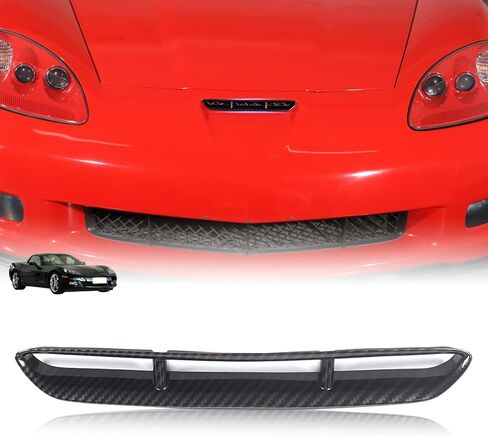 فتحات السيارة المغطاة بالسيارة متوافقة مع Corvette C6 Stingray 2005-2013 ABS Hood Scoop Body Kit محرك هود هود منفذ الهواء تغطية حماية تغطية C6 (Sports Red) in Saudi Arabia