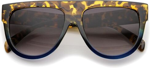 zeroUV Large Oversize Wide Temple Flat Top Aviator Sunglasses 57mm in Saudi Arabia