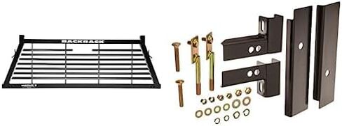 RealTruck BACKRACK Hardware Kit for use w/Low-Profile Tonneau, Black, No Drill | 40118 | Fits 2008-2019 Toyota Tundra in Kuwait