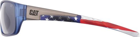 CAT Sensor American Flag UV400 Polarized Men's Rectangluar Sunglasses, 62 mm in Saudi Arabia