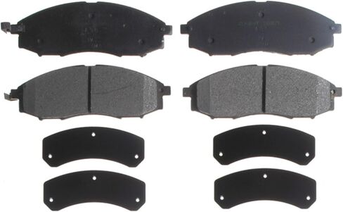 ACDelco Silver 14D830M Semi-Metallic Front Disc Brake Pad Set with Wear Sensor in Saudi Arabia