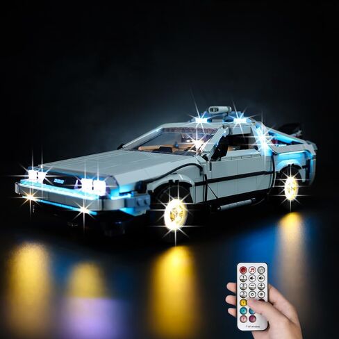 مجموعة إضاءة LED Kyglaring مصممة لخبراء Lego Creator إلى مجموعة بناء طرازات Time Machine 10300 - بدون مجموعة LEGO (إصدار صوت RC القياسي) in Kuwait
