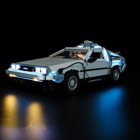 Kyglaring LED Lighting Kit Designed for Lego Creator Expert Back to The Future Time Machine 10300 Model Building Kit - Without Lego Set (Standard RC Sound Version) in Saudi Arabia