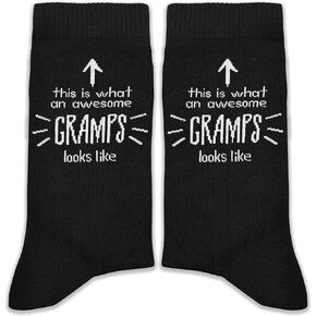 XZMBQ Funny Gramps Socks-This Is What An Awesome Gramps Looks Like-Father’s Day Gift. in Kuwait