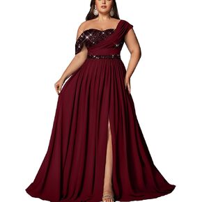 VOUIAO فساتين وصيفة العروس للسيدات مقاس كبير فستان طويل صيفي ترتر على شكل حرف A لحفلات الزفاف وحفلات التخرج وحفلات الكوكتيل المسائية in Kuwait