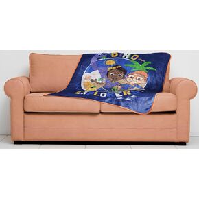 Sunny Side Up CoComelon Plush Travel Throw Blanket - Measures 40 x 50 Inches - Super Soft & Cozy Travel Accessories in Saudi Arabia