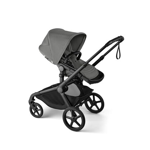 Bugaboo Kangaroo All-Terrain Tandem Tandem Stroller للرضع والطفل ، لما يصل إلى ثلاثة أطفال ، عجلات XL ، تشغيل واحد ، باسينت كبير ، تخزين XL Underseat ، (Moon Gray) in Kuwait