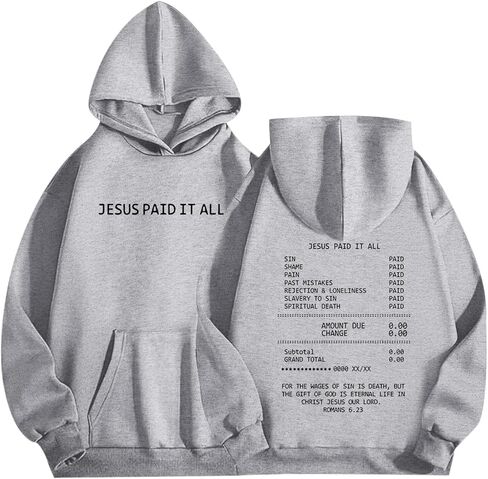 Migxsaf Christian Jesus Hoodies for Men Faith Bible Verse God Hoodie Religious Inspirational Sweatshirts Graphic Pullover in Saudi Arabia