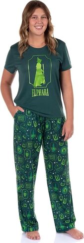 INTIMO Wicked Pajamas Women's Elphaba Destined To Fly Shirt and Pants Pajama Set For Adults in Saudi Arabia