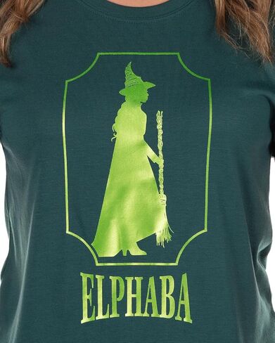 INTIMO Wicked Pajamas Women's Elphaba Destined To Fly Shirt and Pants Pajama Set For Adults in Saudi Arabia