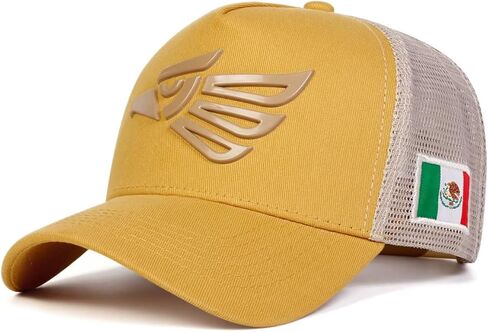 المكسيكي المكسيكي قبعة Hecho En Mexico Eagle Aguila Snapback قبعة بيسبول مسطحة in Kuwait