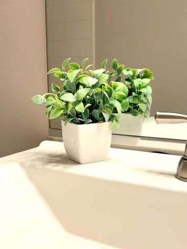 4 Pcs Artificial Fake Plants Mini Potted Faux Plants Greenery for Indoor Home Decor Office Farmhouse in Saudi Arabia
