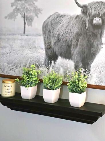 4 Pcs Artificial Fake Plants Mini Potted Faux Plants Greenery for Indoor Home Decor Office Farmhouse in Saudi Arabia