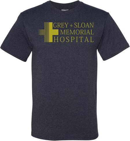 wild custom apparel Grey Sloan Memorial Hospital Fan Logo Pop Culture Graphic Mens T-Shirt in Saudi Arabia