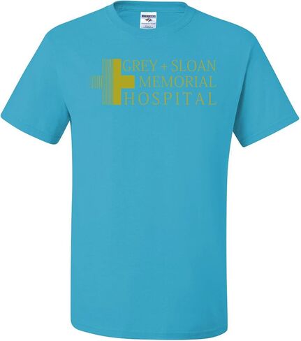 wild custom apparel Grey Sloan Memorial Hospital Fan Logo Pop Culture Graphic Mens T-Shirt in Saudi Arabia