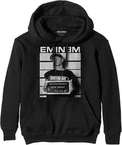 بلوفر بغطاء للرأس للجنسين من Black Eminem، أسود، مقاس XX-Large in Saudi Arabia