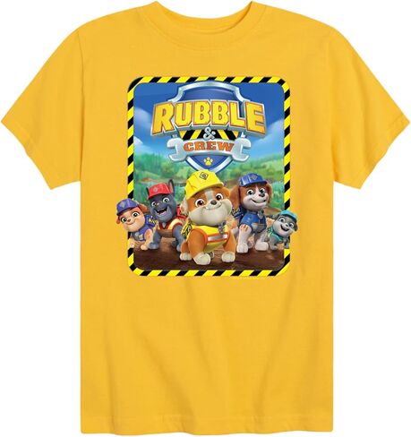 HYBRID APPAREL - Paw Patrol - Rubble & Crew - Toddler & Youth Short Sleeve Graphic T-Shirt in Kuwait