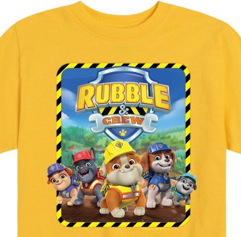 HYBRID APPAREL - Paw Patrol - Rubble & Crew - Toddler & Youth Short Sleeve Graphic T-Shirt in Kuwait