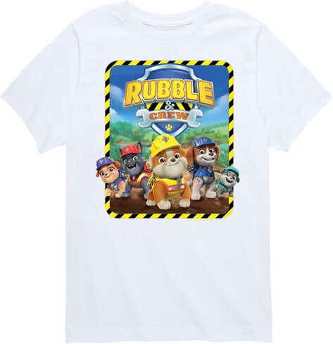 HYBRID APPAREL - Paw Patrol - Rubble & Crew - Toddler & Youth Short Sleeve Graphic T-Shirt in Kuwait