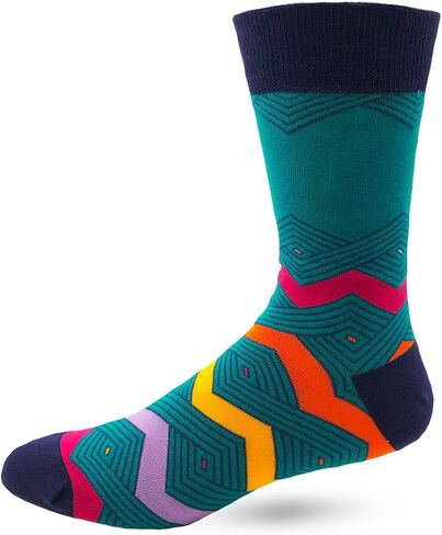Fabdaz I'm Not Old I'm Retro Fun Socks for Men - Colorful Novelty Crew Length Classic Design in Saudi Arabia