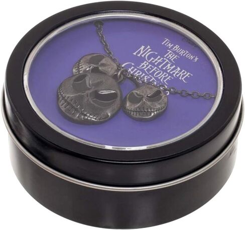 Disney The Nightmare Before Christmas Jack Skellington Necklace and Earring Set Tin in Saudi Arabia