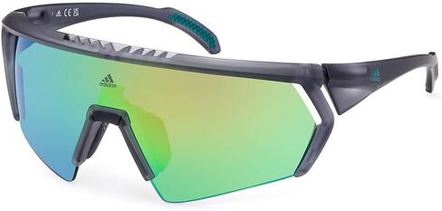adidas Sunglasses Sport SP 0063 20Q Grey/Other/Green Mirror in Saudi Arabia