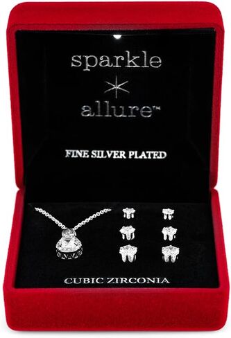 Danecraft Light Up Box Womens Pendant & Earrings 4-pc. Jewelry Set in Saudi Arabia
