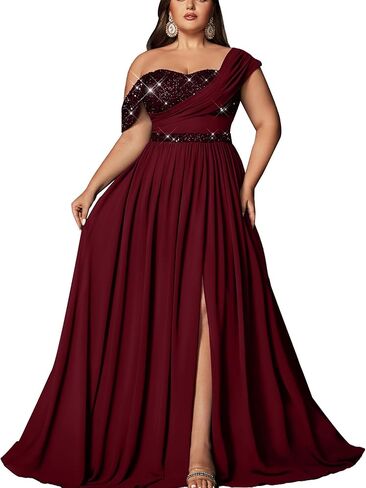 VOUIAO فساتين وصيفة العروس للسيدات مقاس كبير فستان طويل صيفي ترتر على شكل حرف A لحفلات الزفاف وحفلات التخرج وحفلات الكوكتيل المسائية in Kuwait