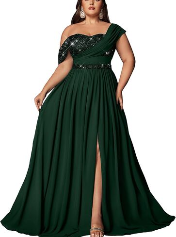 VOUIAO فساتين وصيفة العروس للسيدات مقاس كبير فستان طويل صيفي ترتر على شكل حرف A لحفلات الزفاف وحفلات التخرج وحفلات الكوكتيل المسائية in Kuwait