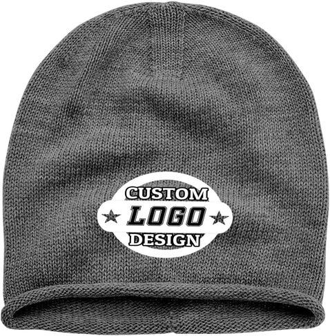 Bulk Custom Beanies for Men Women Design Your Own with Text Logo Photo Customized Knit Hats Skull Caps for Gift in Saudi Arabia