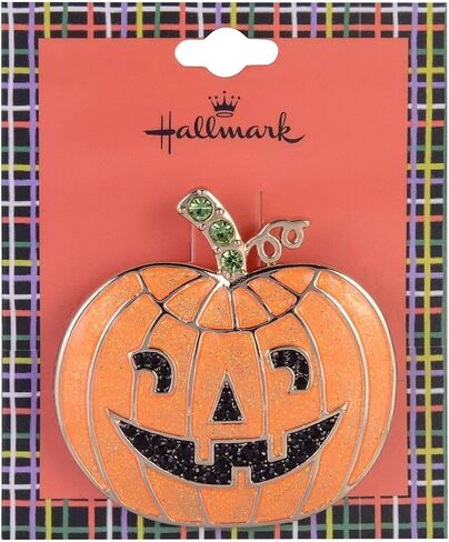 Hallmark Orange Enamel Jack-O-Lantern Pin in Saudi Arabia