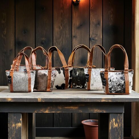 The Highlands Genuine Cowhide Tote Handbag in Saudi Arabia