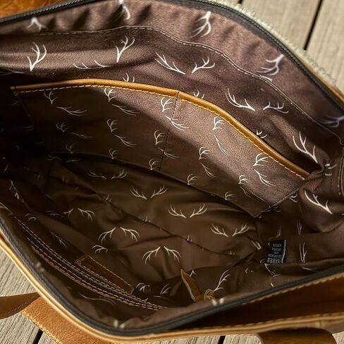 The Highlands Genuine Cowhide Tote Handbag in Saudi Arabia