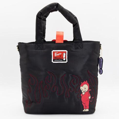Whatever Makes You Happy Kewpie Devil Puffy Tote Bag with Charm in Saudi Arabia