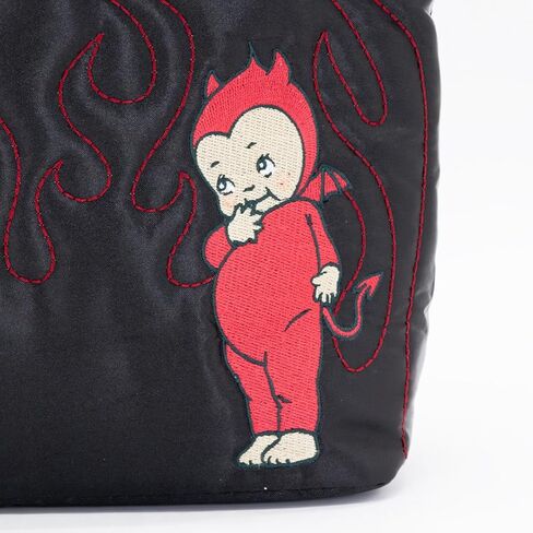 Whatever Makes You Happy Kewpie Devil Puffy Tote Bag with Charm in Saudi Arabia