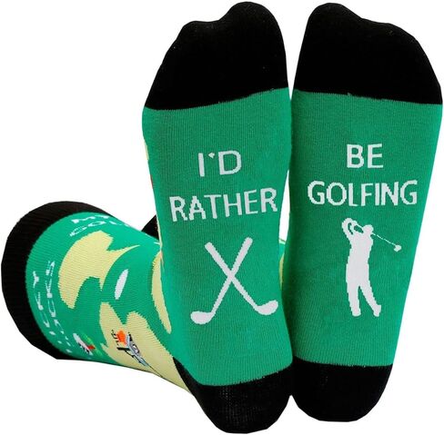 Oniselen I'd Rather Be Funny Socks Gifts Novelty Stocking Stuffer Gifts in Kuwait
