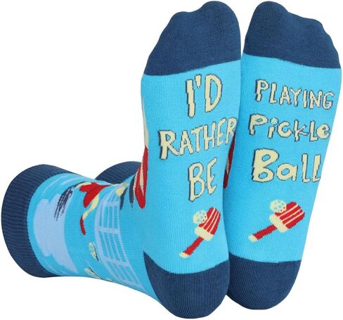 Oniselen I'd Rather Be Funny Socks Gifts Novelty Stocking Stuffer Gifts in Kuwait