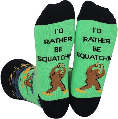 Oniselen I'd Rather Be Funny Socks Gifts Novelty Stocking Stuffer Gifts in Kuwait
