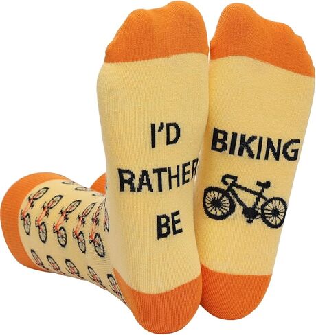 Oniselen I'd Rather Be Funny Socks Gifts Novelty Stocking Stuffer Gifts in Kuwait