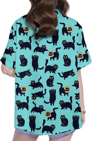Funny Pattern Hawaiian Shirts for Women Unisex Gifts for Women Womens Casual Hawaiian Shirt for Women Hawaiian Shirts in Saudi Arabia