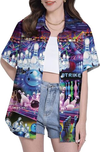 Funny Pattern Hawaiian Shirts for Women Unisex Gifts for Women Womens Casual Hawaiian Shirt for Women Hawaiian Shirts in Saudi Arabia