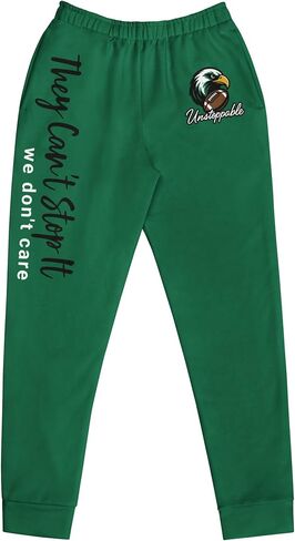 بنطال Tush Push™ Green Joggers – بنطال رياضي لكرة القدم Game Day، قماش معاد تدويره صديق للبيئة، بنطال رياضي للسيدات in Saudi Arabia