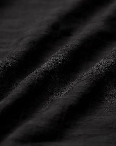 RIHOAS Black Jacquard Lace Button Blouse - Women's Fall Winter Must-Have, Business Casual Tops & Tees in Saudi Arabia