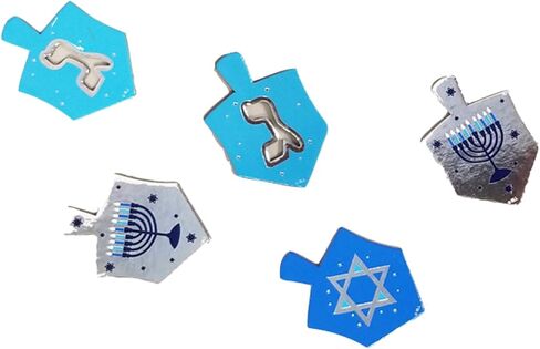Rite Lite Chanukah Table Scatters, 20 Foiled Dreidels, Perfect Hanukkah Gift, Hanukkah Accessories, Hanukkah Decorations in Saudi Arabia